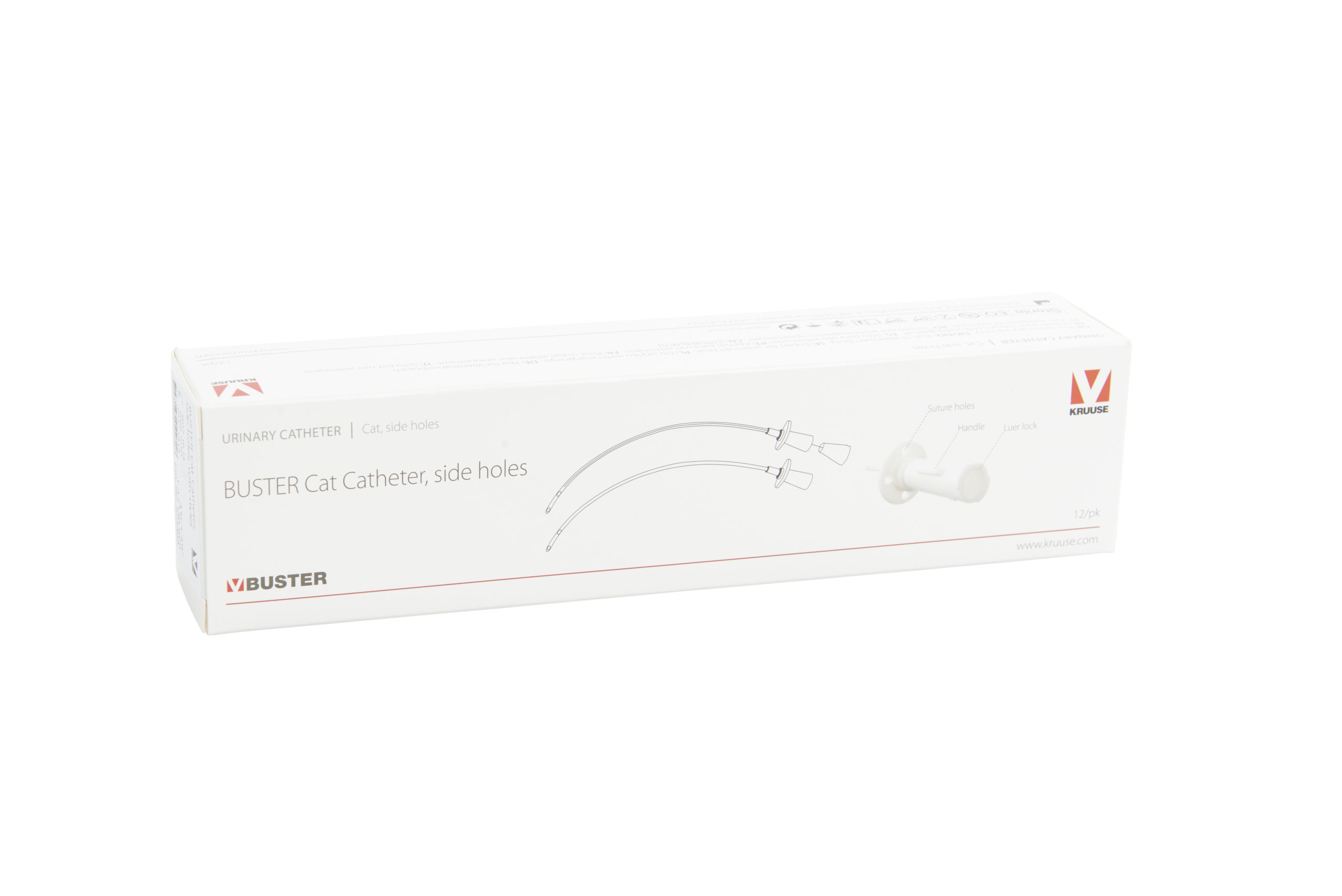 BUSTER cat catheter w/stylet sterile, 1.3 x 130 mm, 12/pk