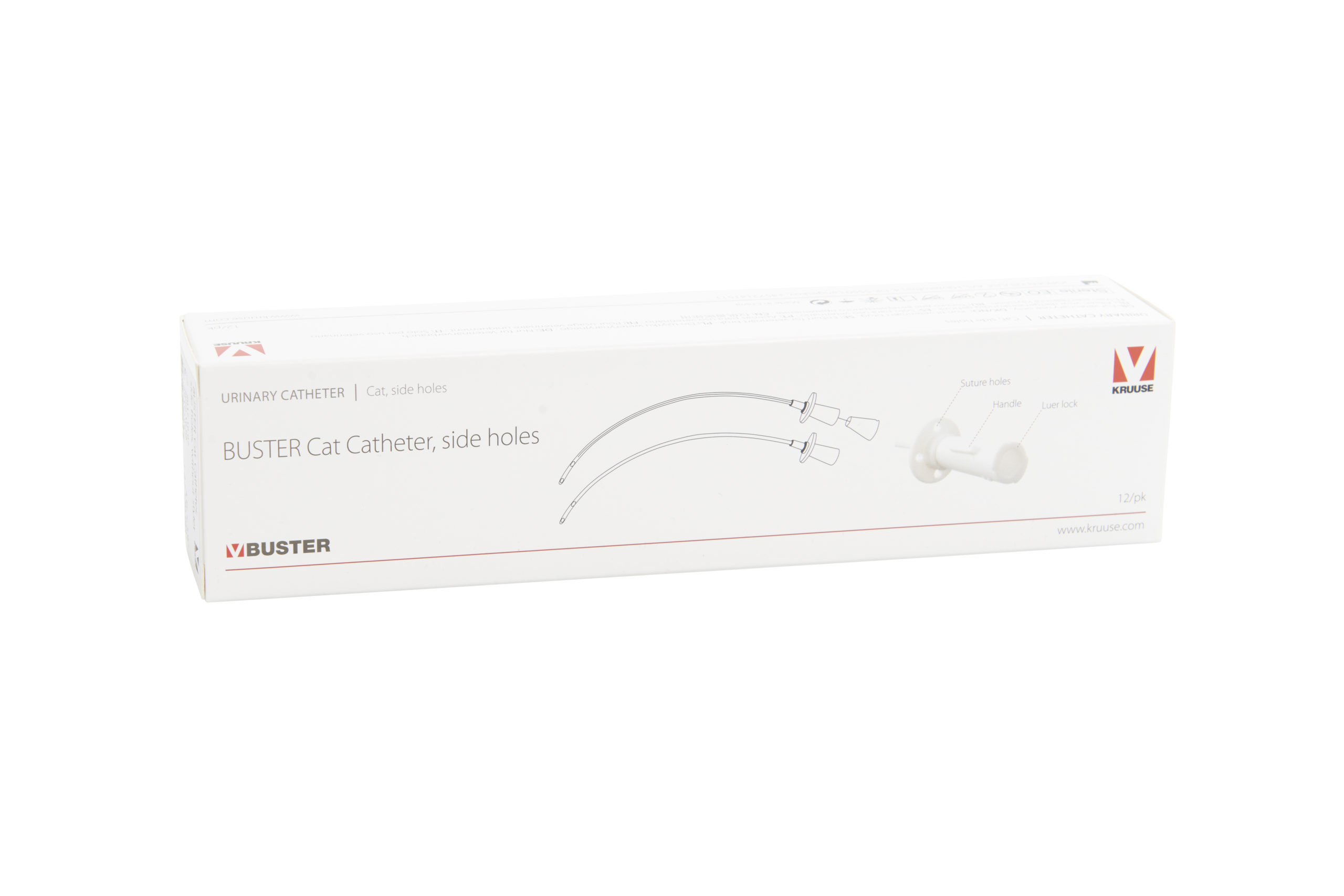 BUSTER cat catheter w/stylet sterile, 1.0x130 mm, 12/pk